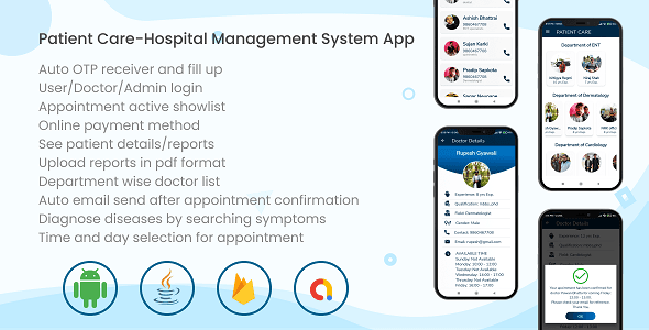 PatientCare – Hospital Management App