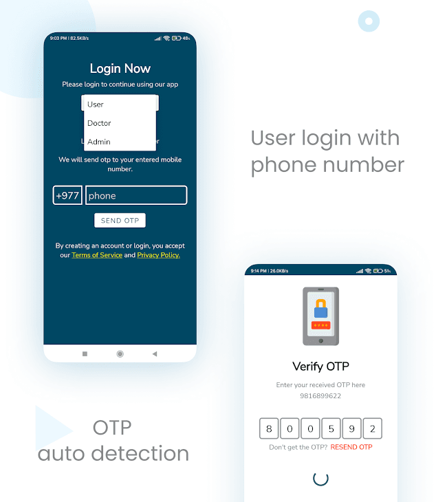 PatientCare – Hospital Management App screenshot 1